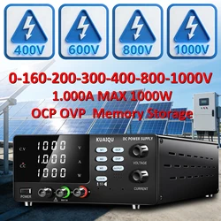 KUAIQU Photovoltaic Inverter Test DC Power Supply 0-1000V Adjustable C.C C.V Automatic Switching High Power WithstandVoltageTest
