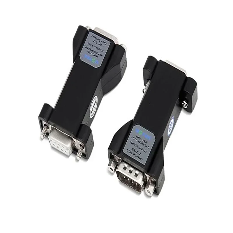 RS-232 Isolated Converter photoelectric isolation line booster extension adapter 1.2km communication distance between two RS232
