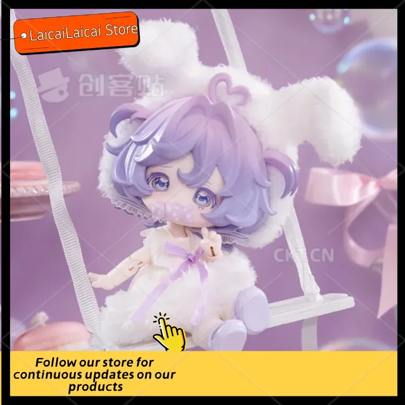 

Come4free Blind Box Doll Milk Cake Dream Puff Series 12-минутная мобильная кукла Одевание Bjd Кукла слепая коробка Орнамент Подарок на день рождения