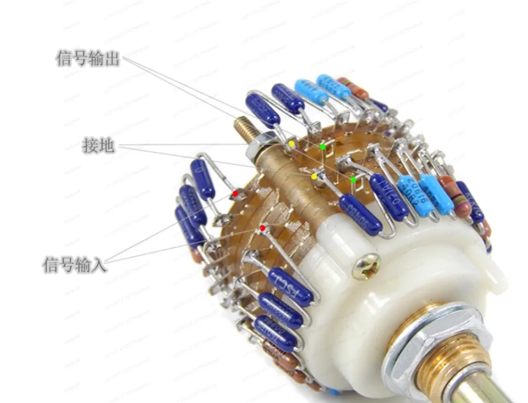23-Speed step potentiometer 100K (two-channel) volume potentiometer, voltage divider, potentiometer