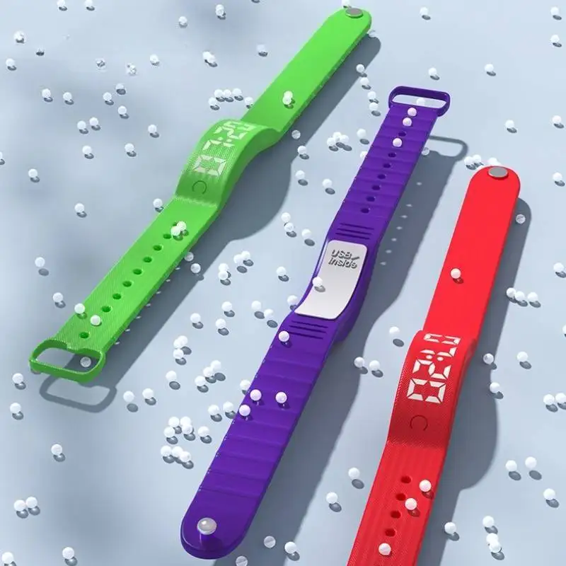 Rechargeable Bracelet 24 Hours Pedometer Eco Friendly Silicone Smart Bracelet Vibration Alarm Clock Reminder Sleep Monitoring