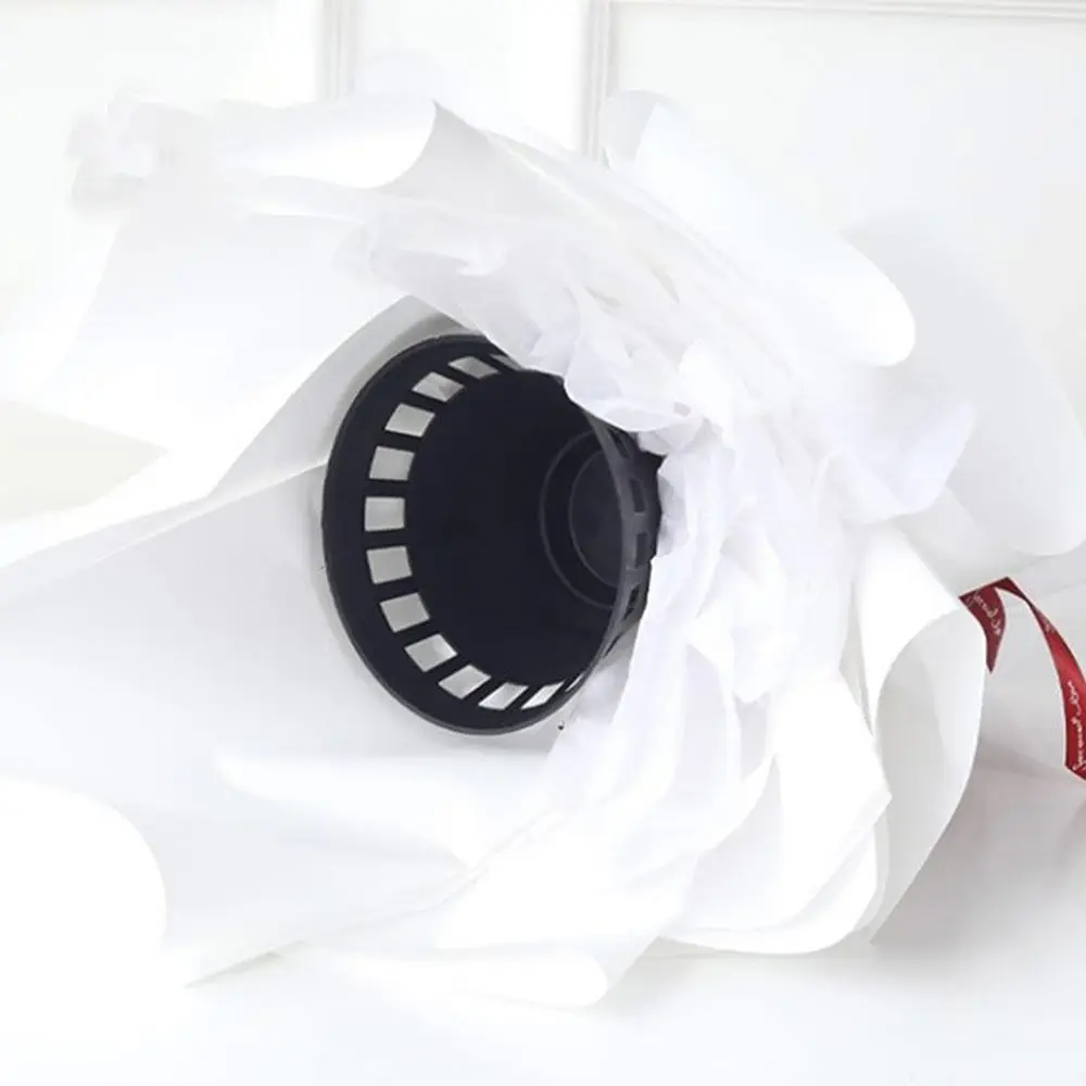 Portable Plastic Flower Packaging Liner Quick DIY Flower Bouquet Base Flower Accessories Wrap Flower Base Mother's Day