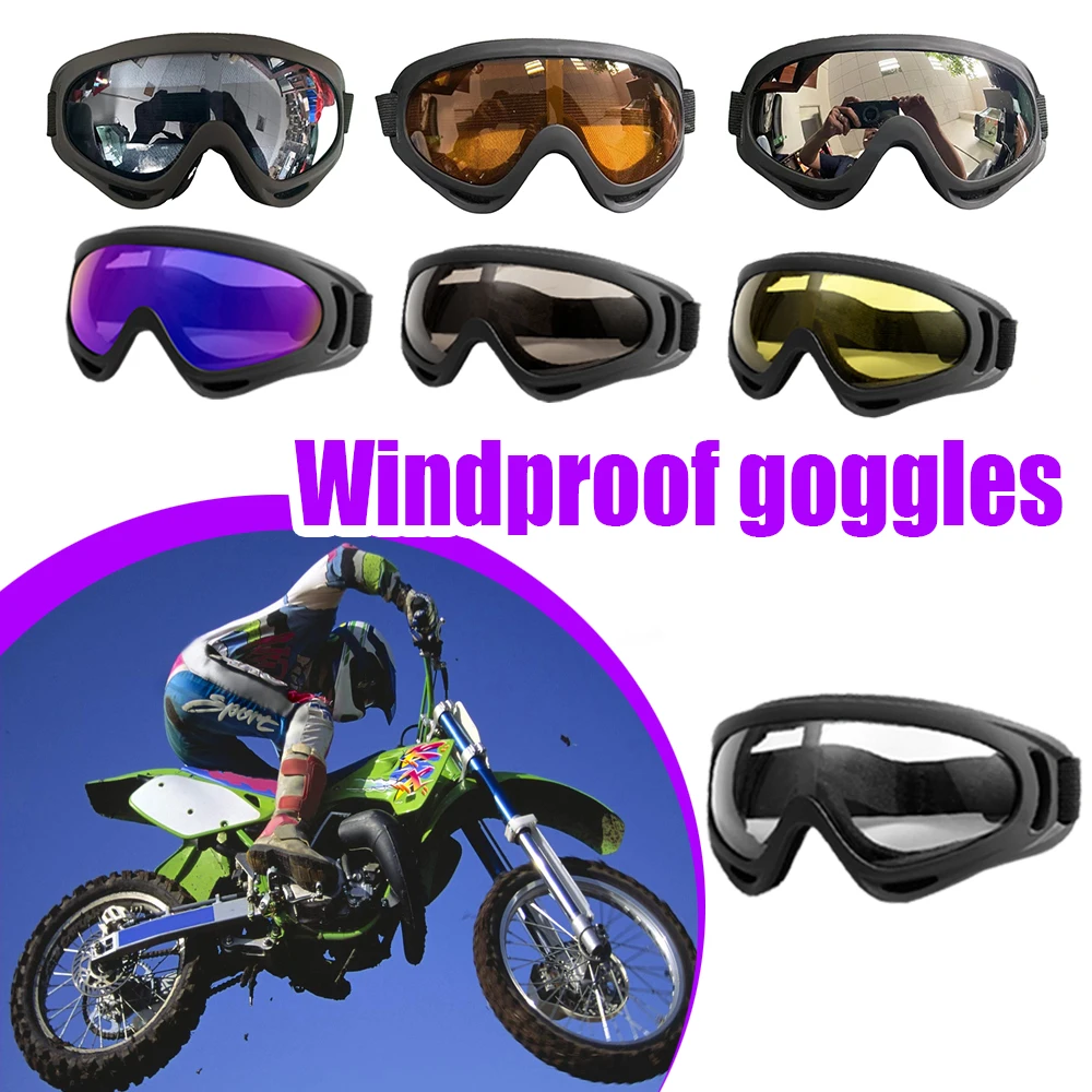 

Motocross Anti Glare Sunglasses 1Pcs Motorcycle Sports Glasses Windproof Dustproof UV Protective Ski Goggles Riding Accessories