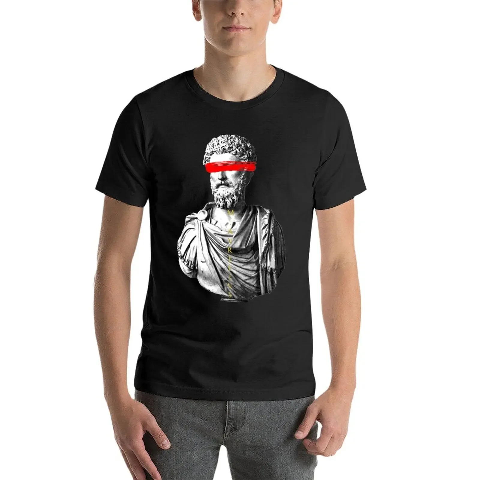 Marcus Aurelius T-Shirt sweat graphics mens big and tall t shirts image 4