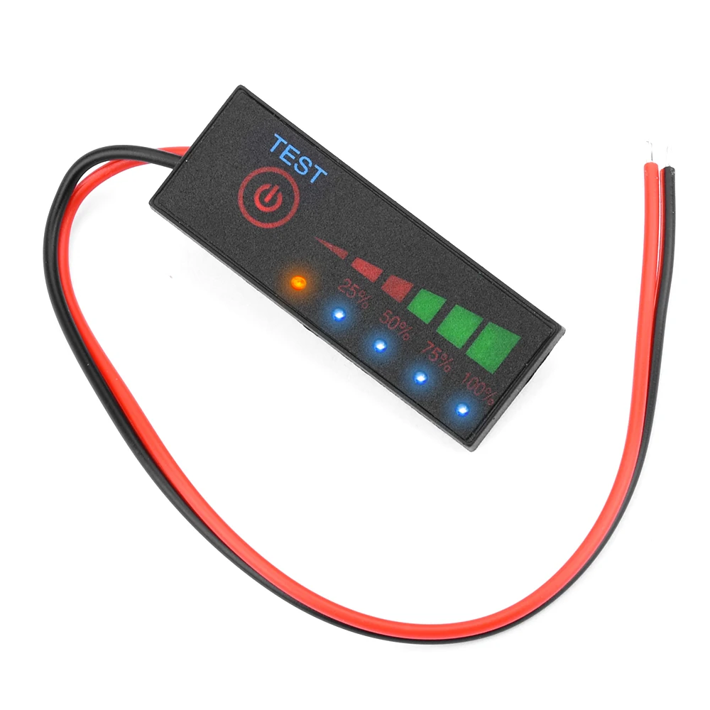 1S 3S 7S 3.7V 4.8V 11.1V 12.6V 29.4V Lithium Battery Li-po Li-ion Capacity Indicator Board Power Display Charging LED Tester