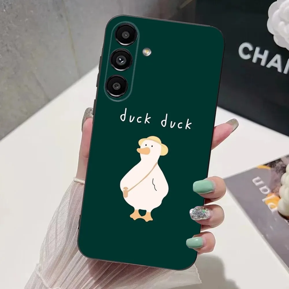 D-DucK Goose Game  Phone Case For Samsung S24,S21,S22,S23,S30,Ultra,S20,Plus,Fe,Lite,Note,10,9,5G Black Soft Cover