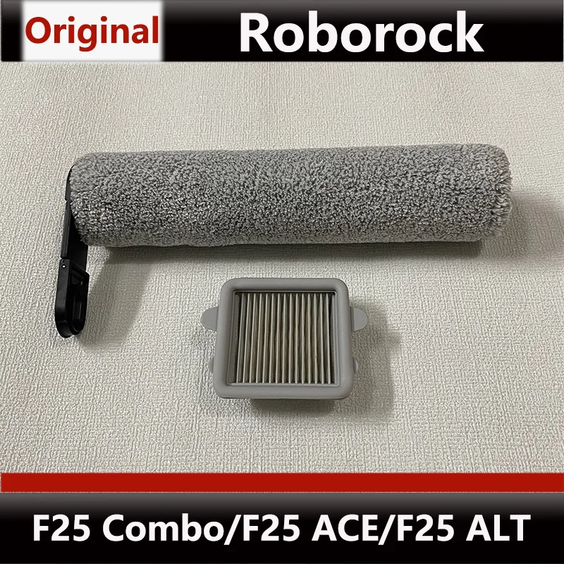 Original accessories of Roborock F25ACE Vacuum Cleaner: F25 Combo roller brush and filter element consumables