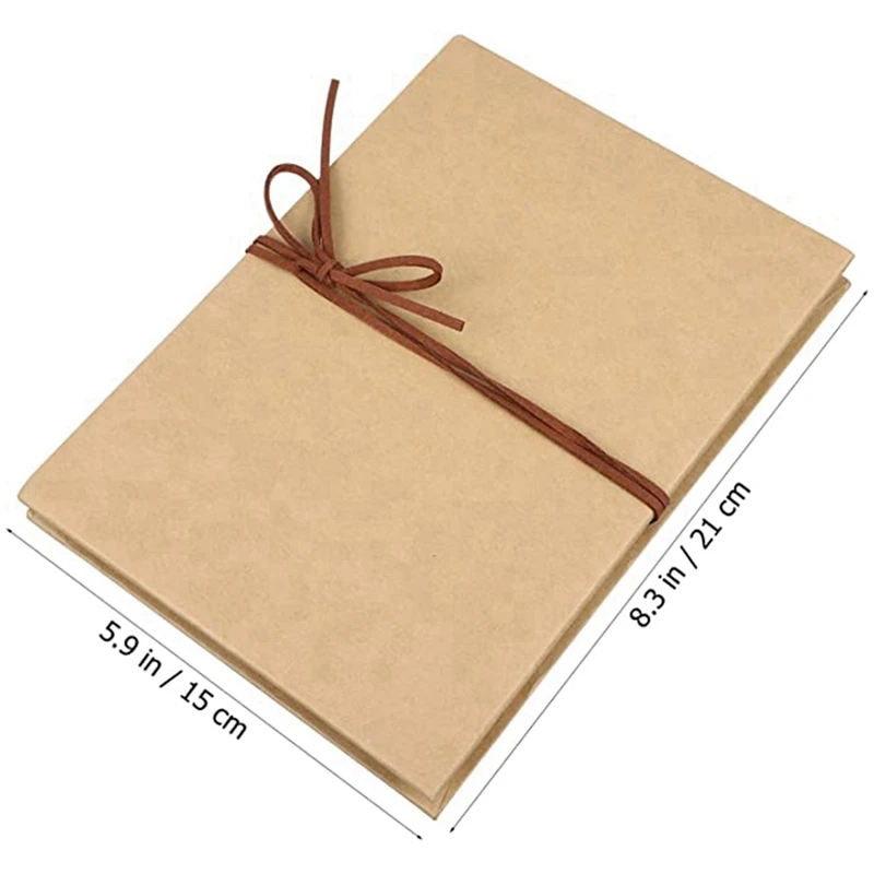 Альбом «гармошка» коричневый, винтажный альбом «гармошка» «сделай сам» для скрапбукинга, поделки, День Святого Валентина, свадьба, годовщина