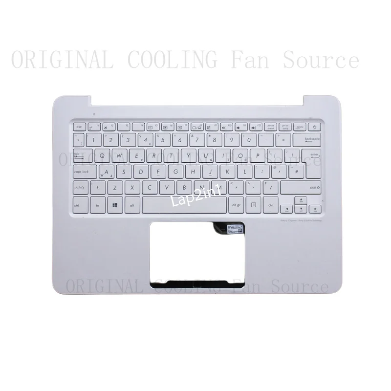 R+  New FOR ASUS UX305FA Palmrest Top Case with UK Keyboard & Speakers 90NB06X2-R31UK0