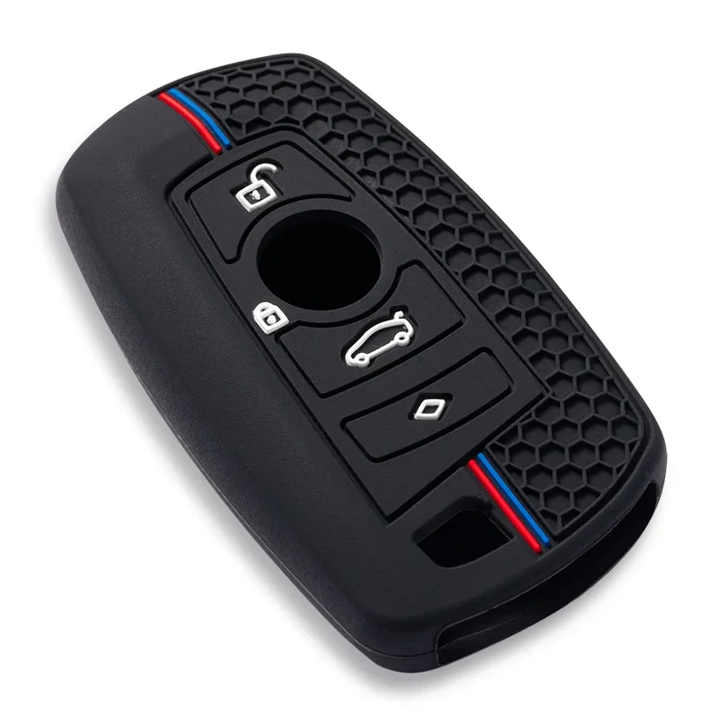 Silikon-Schlüsselhülle für BMW F30 F31 F32 F34 F20 F21 F07 F10 1er 3er 5er 7er Serie M3 M4 X1 X3 G01 X4 G02 X5 F15 F16 Autoschlüssel-Abdeckung
