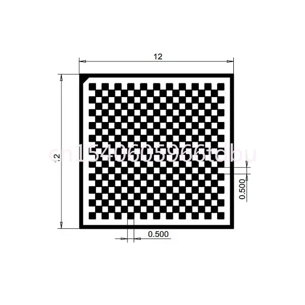 Plate 0.001, Lithography Accuracy 0.5x0 5mm Square Camera Calibration Block 12X12MM Calibration