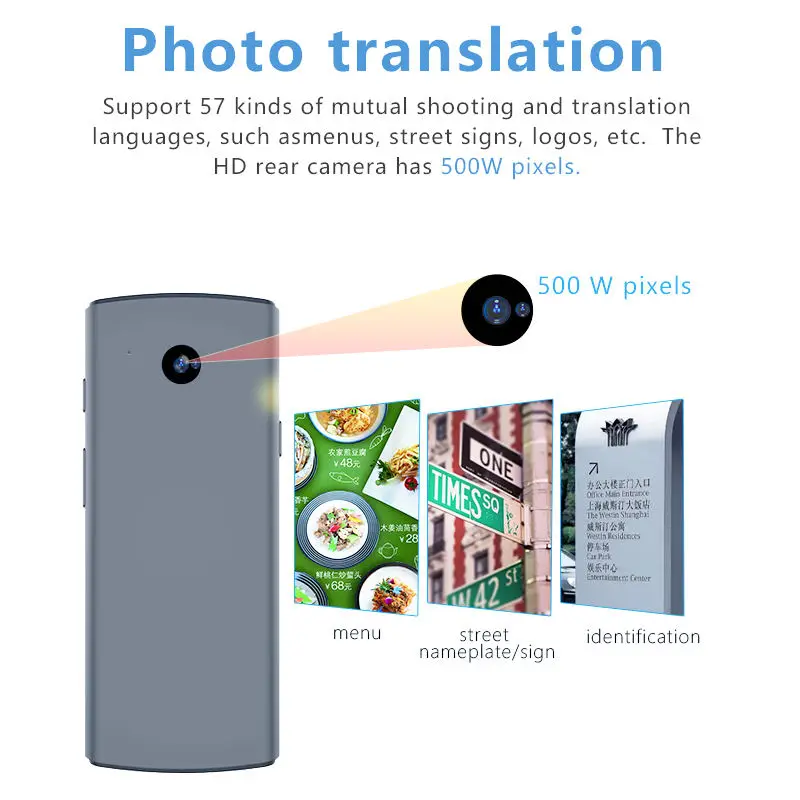 

Портативный переводчик T17: 10 языков офлайн, 135 онлайн