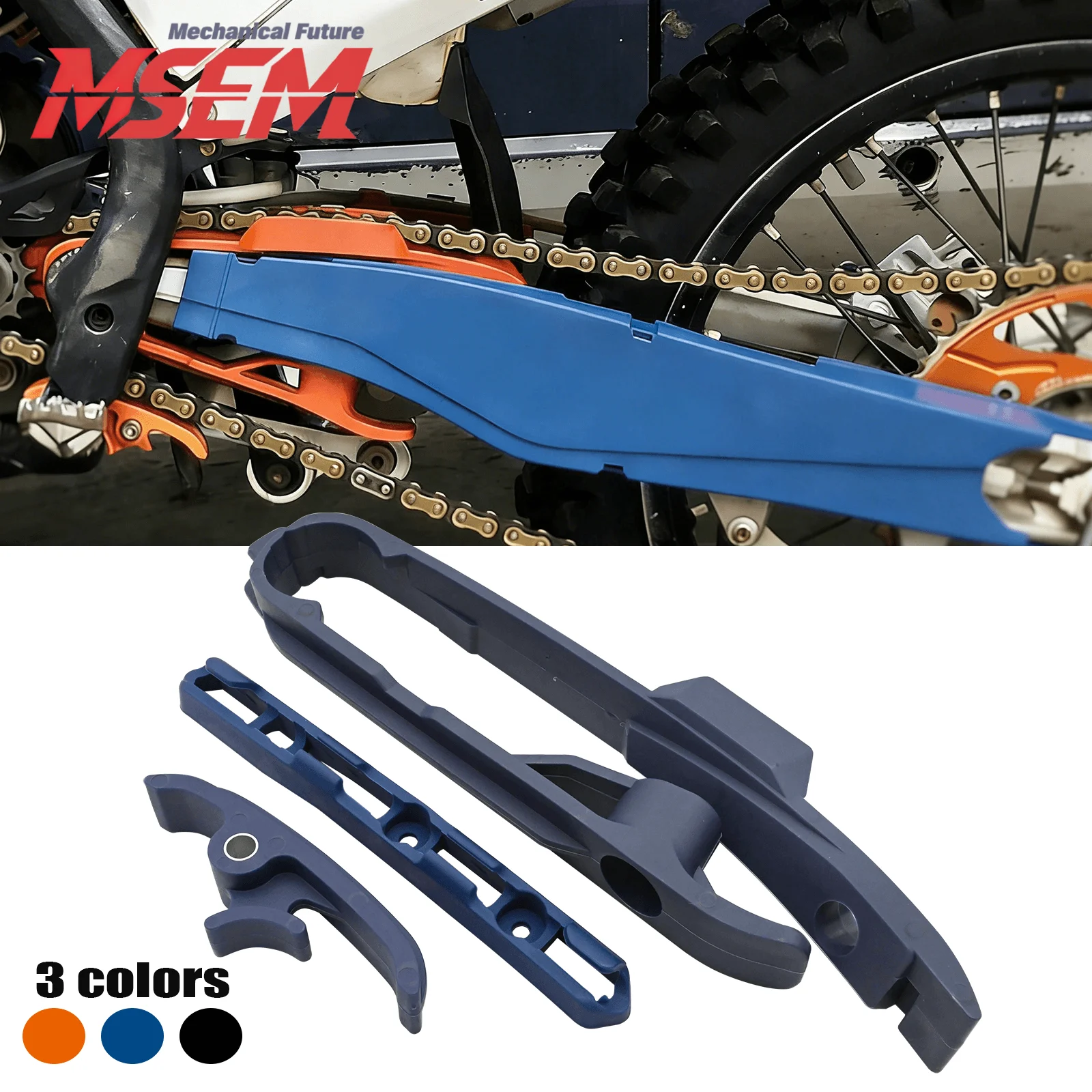 

Swingarm Chain Slider Kit Brake Hose Clamp For KTM SX XC SXF XCF 125 250 300 350 450 2018-2022 Husqvarna FC FS FX Dirt Bike Part