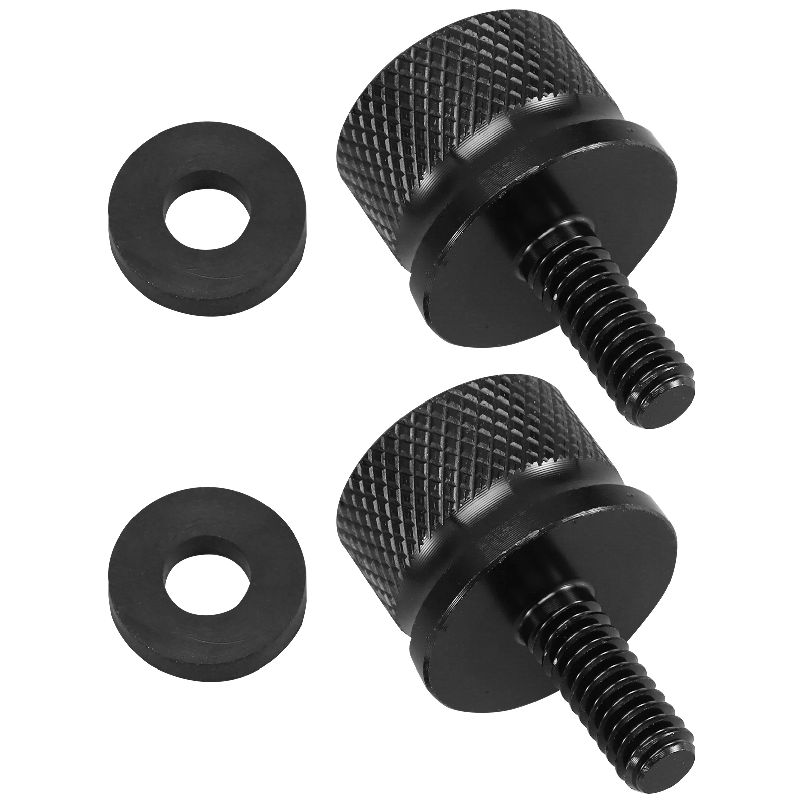 

2Pcs Motorcycle Seat Bolt Screw Rear Seat Bolt Nut Aluminum Alloy Strong Fixation Quick Remove Motorcycle Accessories