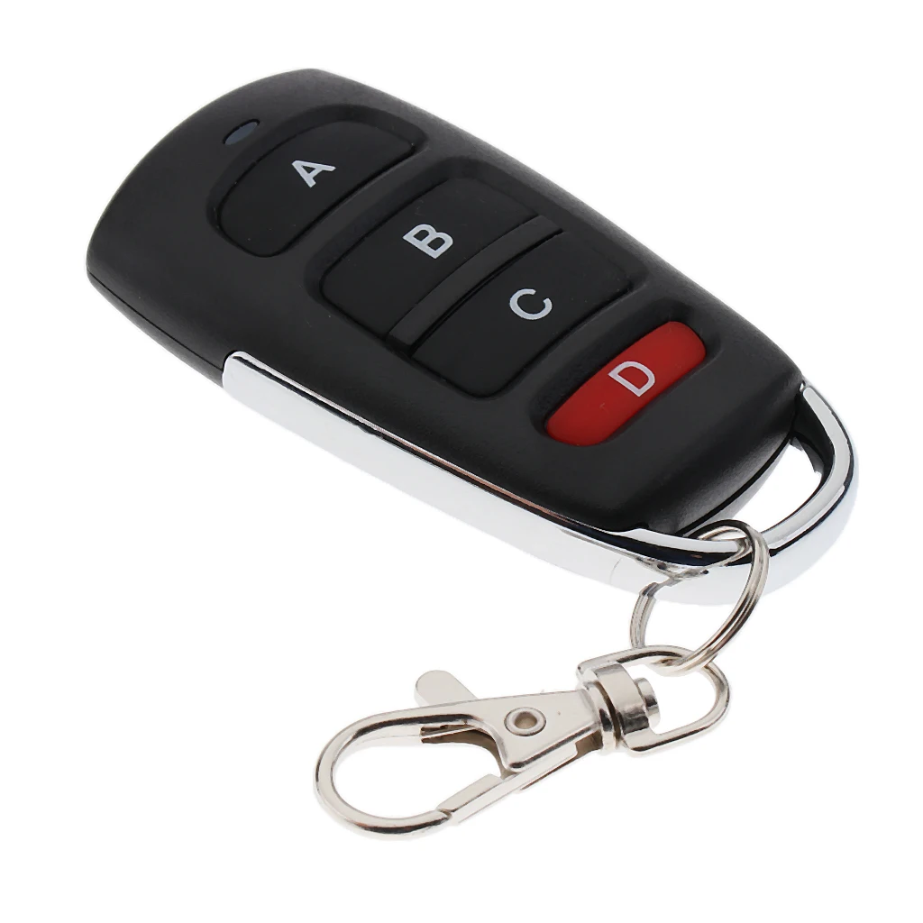 Wireless Gate Controller KB1304 Copy 433mhz ABS Material Four Button Transmitter Key Fob for Car and Motorcycle Alarm