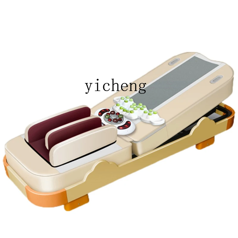 Tqh Massage Couch Home Intelligent Electric Multi-Function Spine Scanning Full Body Lifting Massage Bed