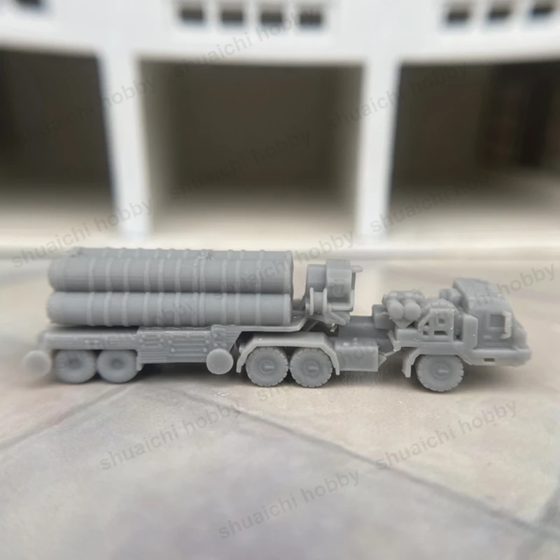 5PCS 1/350 1/700 Scale S400 Air Defense Missile Launch Vehicle Uncolored Resin Model Combat Tanks for Military Teaching Display