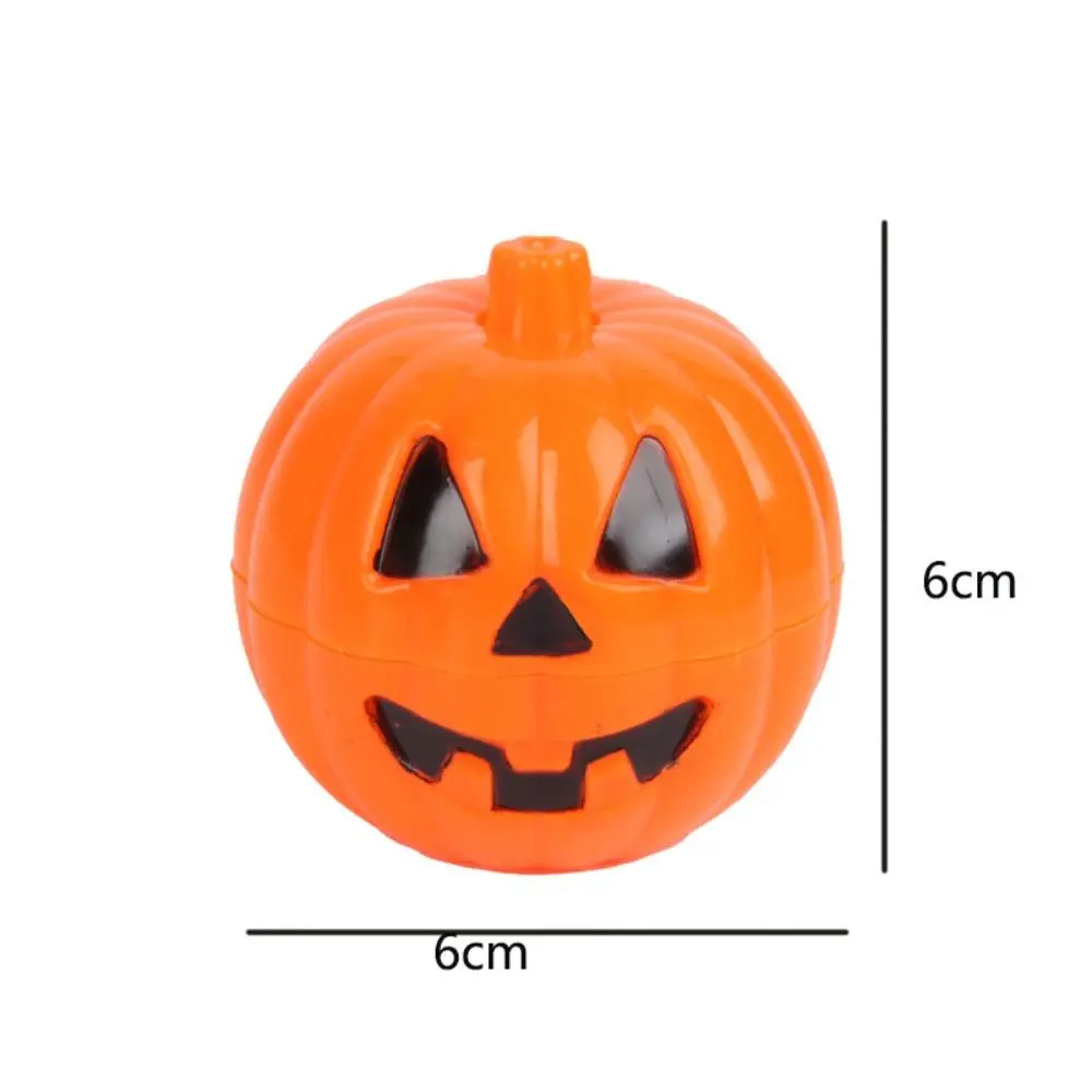 6pcs Halloween Mini Pumpkin Candy Gift Box Trick Or Treat Children Toy Kids Favor Plastic Package Boxes