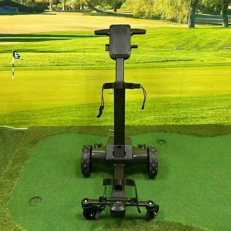 

Современная многофункциональная тележка для гольфа с ручным управлением и автоматическим следованием, многоколесная, с усовершенствованной силовой системой