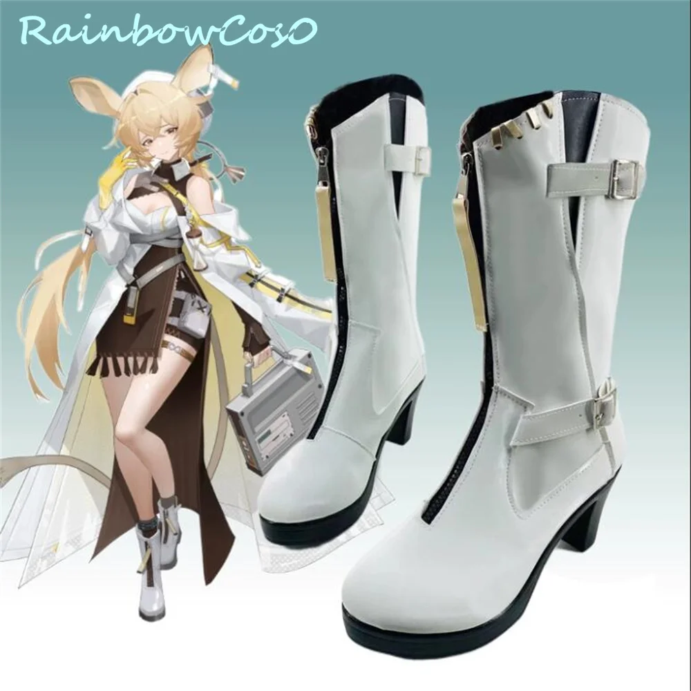 

Dorothy Dorothee Arknights Cosplay Shoes Boots Game Anime Halloween Christmas Rainbowcos0 W3644