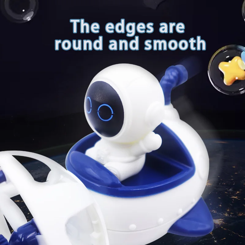 Children's fan handheld electric bubble gun bubble toy astronaut bubble machine without battery and bubble water