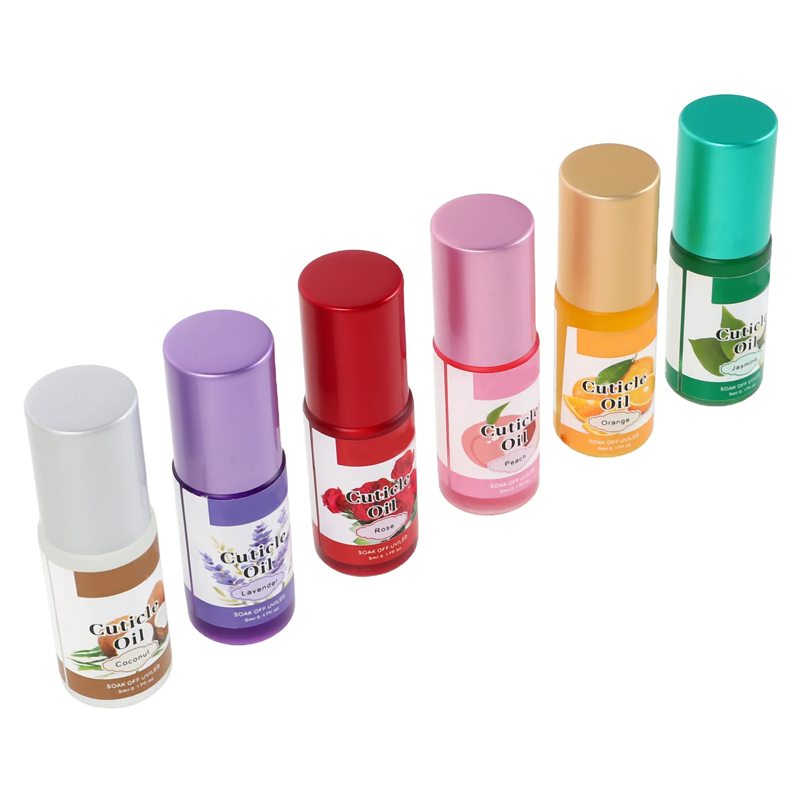 

6Pcs Nourishing Cuticle Oil Roller Hydrating Nail Care Softens Dry Damaged Cuticles Strengthens Nails Revitalizing Nail Oil