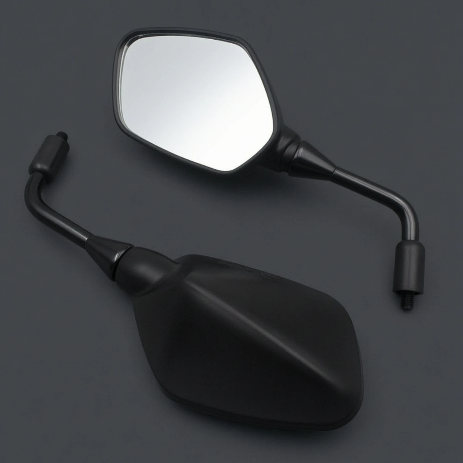 Motorcycle Side Mirrors Replacement Motorcycle Rearview Mirrors Mirror Left and Right 360-Degree Adjustable for Motorcyclists