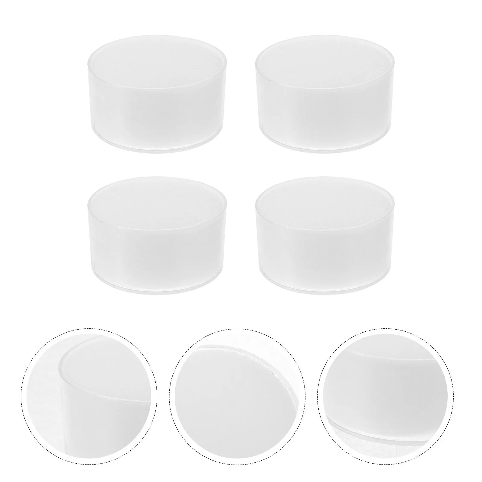 4pcs Finger Moistener Sponge Flower Shape For Cash Counting Bank Clerk Tool Financial Supplies Office Stationery Counting