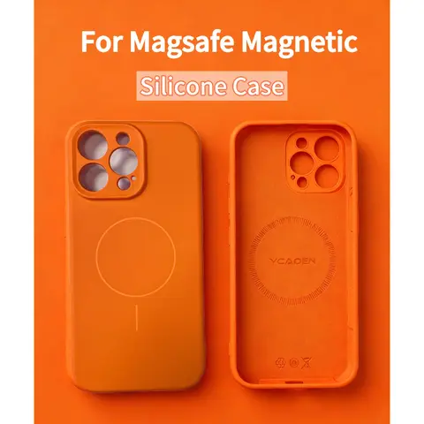 Original flüssiges weiches Silikon für Magsafe Wireless Charge magnetische Hülle für iPhone 17 16 Plus 15 14 13 12 Pro Max 11 Abdeckung