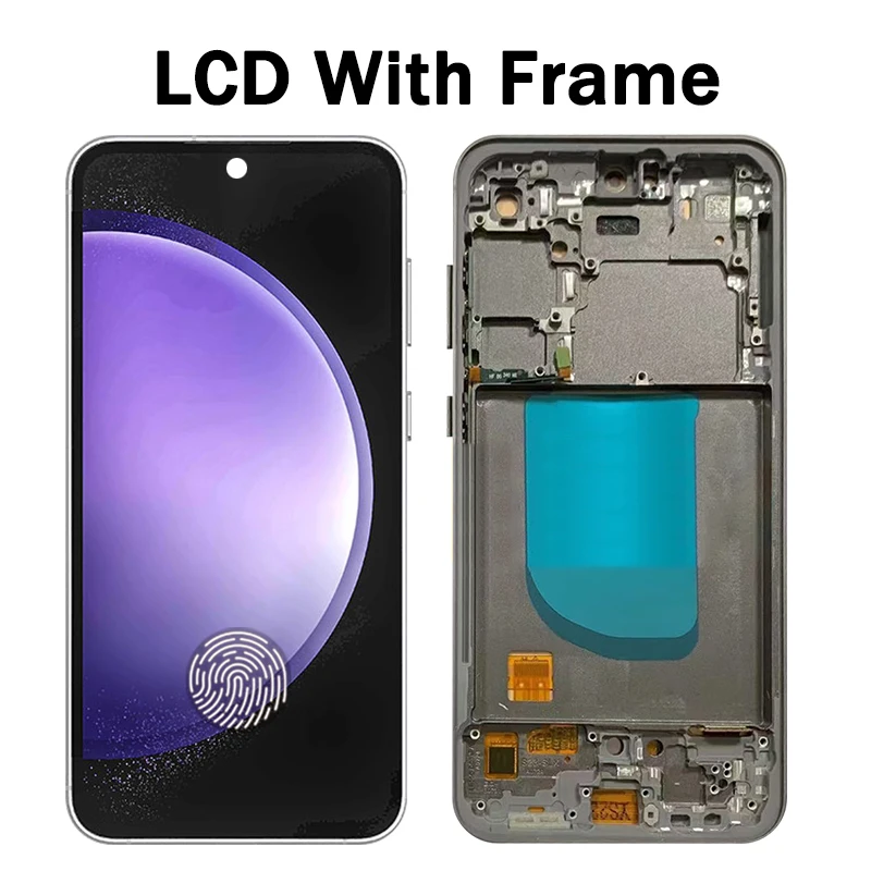 OLED Quality For Samsung s23fe LCD Screen For Samsung S23 FE S711 S711B S7110 S711U LCD Display Touch Screen With Frame