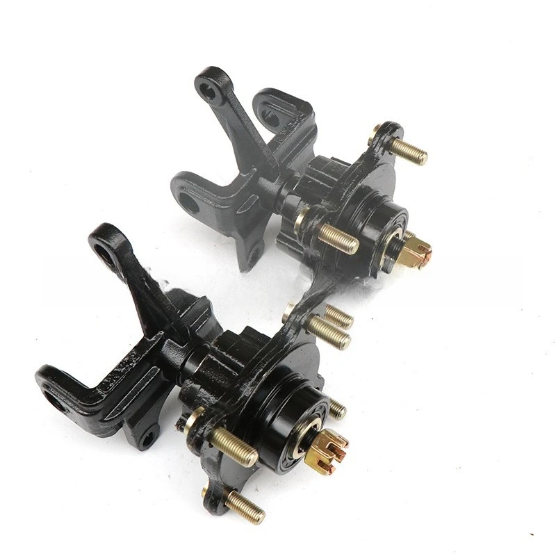 Suitable for four‑wheel kart accessories Beach car thickened shockproof right‑angle front disc brake horns steering joint flange