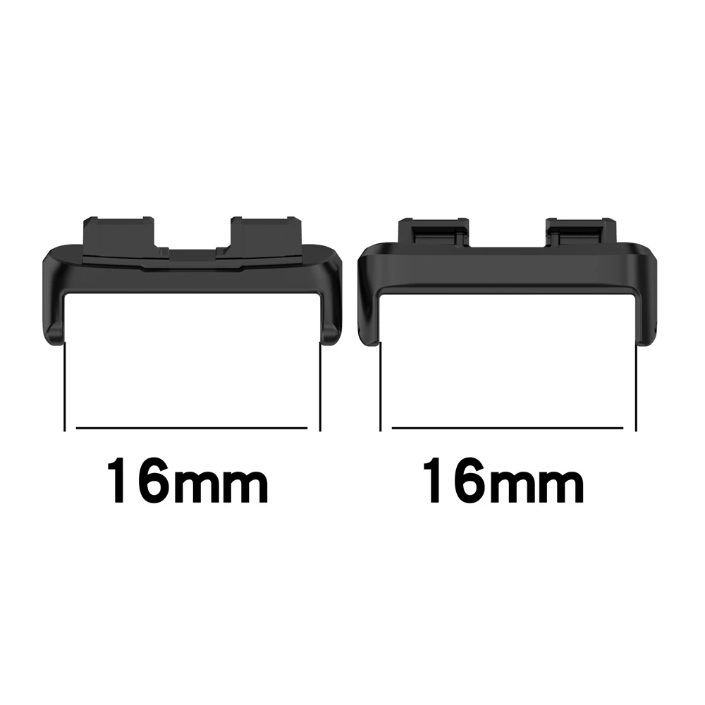 1pair For Huawei Band 8 316L Zinc Alloy Arc Connector Adapter to 16MM universal watchband strap accessories