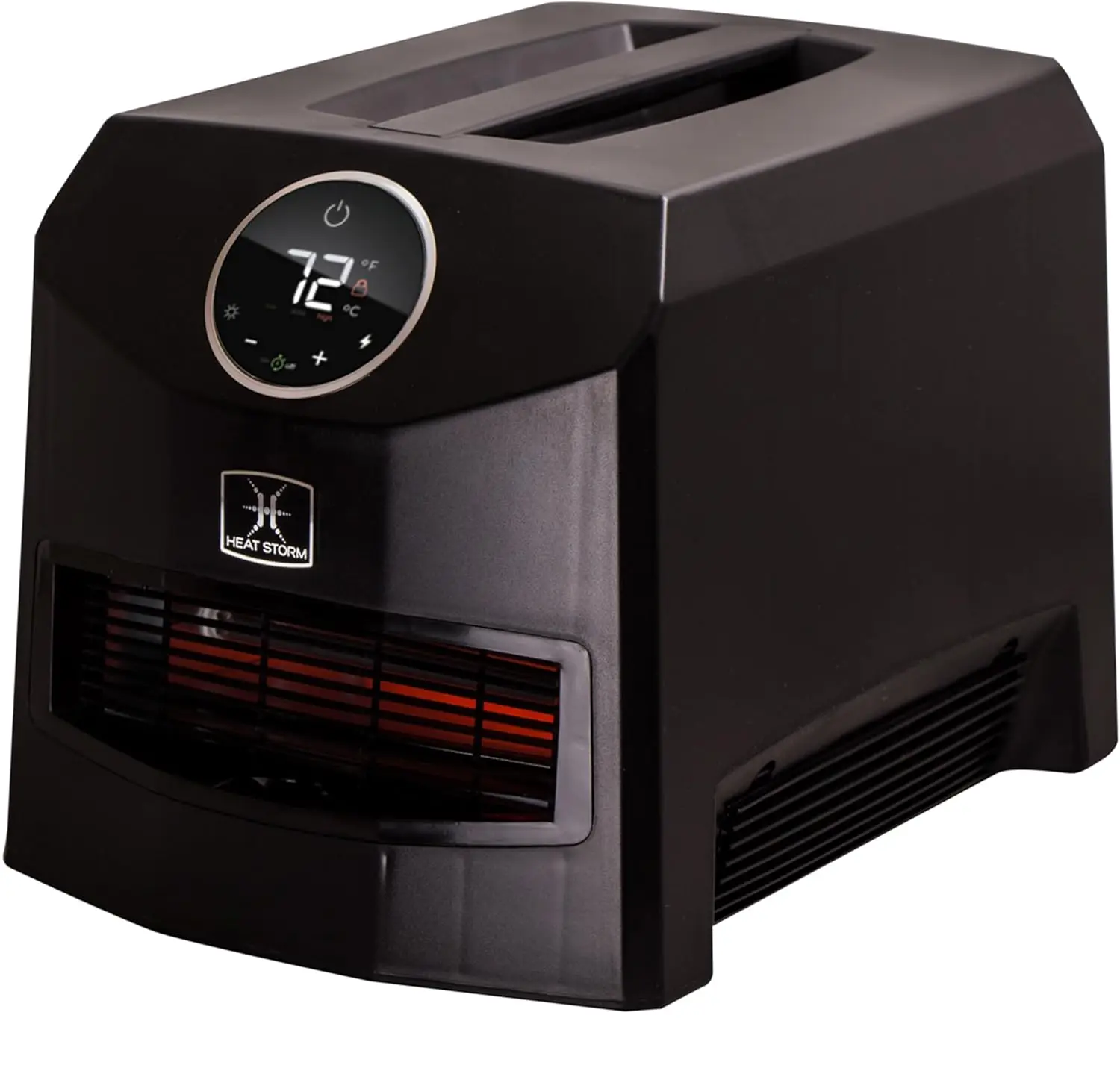 Portable Infrared Heater, 10 lbs, Mojave Black