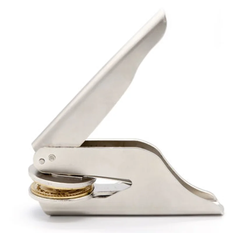 

Stainless steel silver/gold/rose gold/black embossed seal