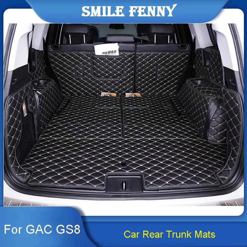 For GAC Trumpchi GS8 2017 2018 2019 2020 2021 Accessories Car Rear Trunk Protection Cover Mats Styling Anti-dirty Carpet Pad