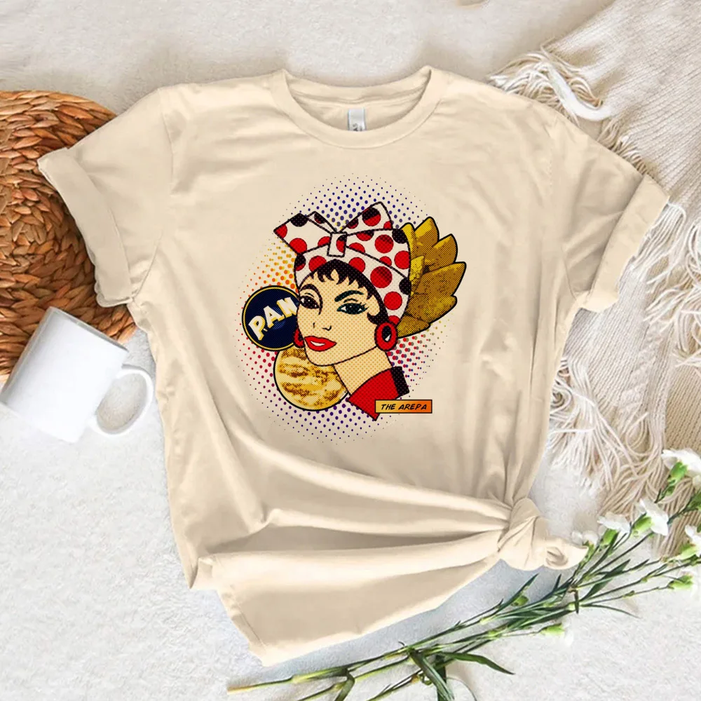 Venezuela tshirt women harajuku Japanese manga t shirt girl y2k funny manga clothing