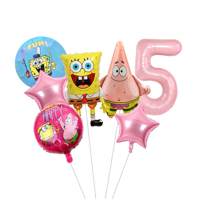 Niedlicher SpongeBob-Themen-Partykerzen-Geburtstagstorten-Topper für Kinderfeier-Dekoration – Detail 32