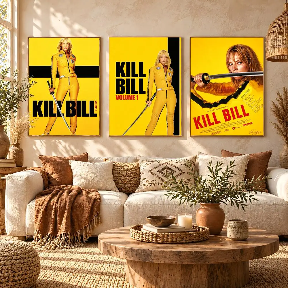 movie Kill Bill Poster Poster HD Printing Boho Aesthetic Style Wall Art Home Decor For Living Room Bedroom Gift