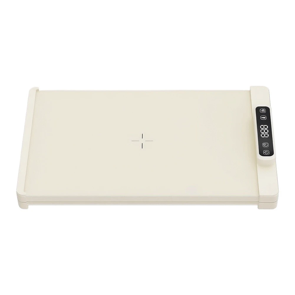 62*38cm Portable Electric Heated Food Tray Silicone Warming Pad With Timer Child= Lock For Family Gatherings Home Use