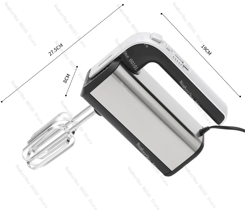 

High power household stainless steel electric egg beater ice cream beater cream beater