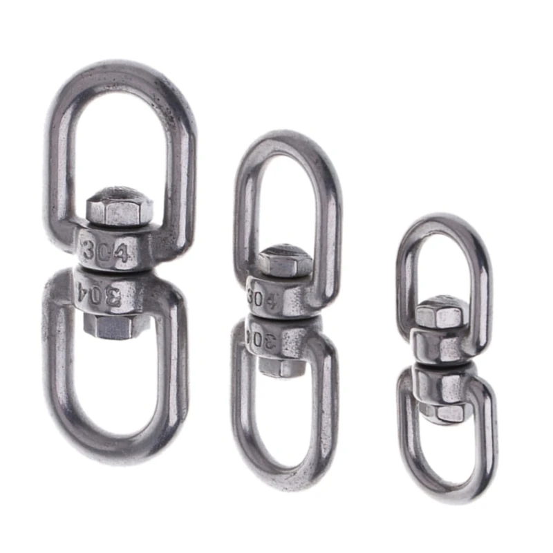 Steels Rotation Quickly Hook Buckles Rotating Carabiner Climing Access