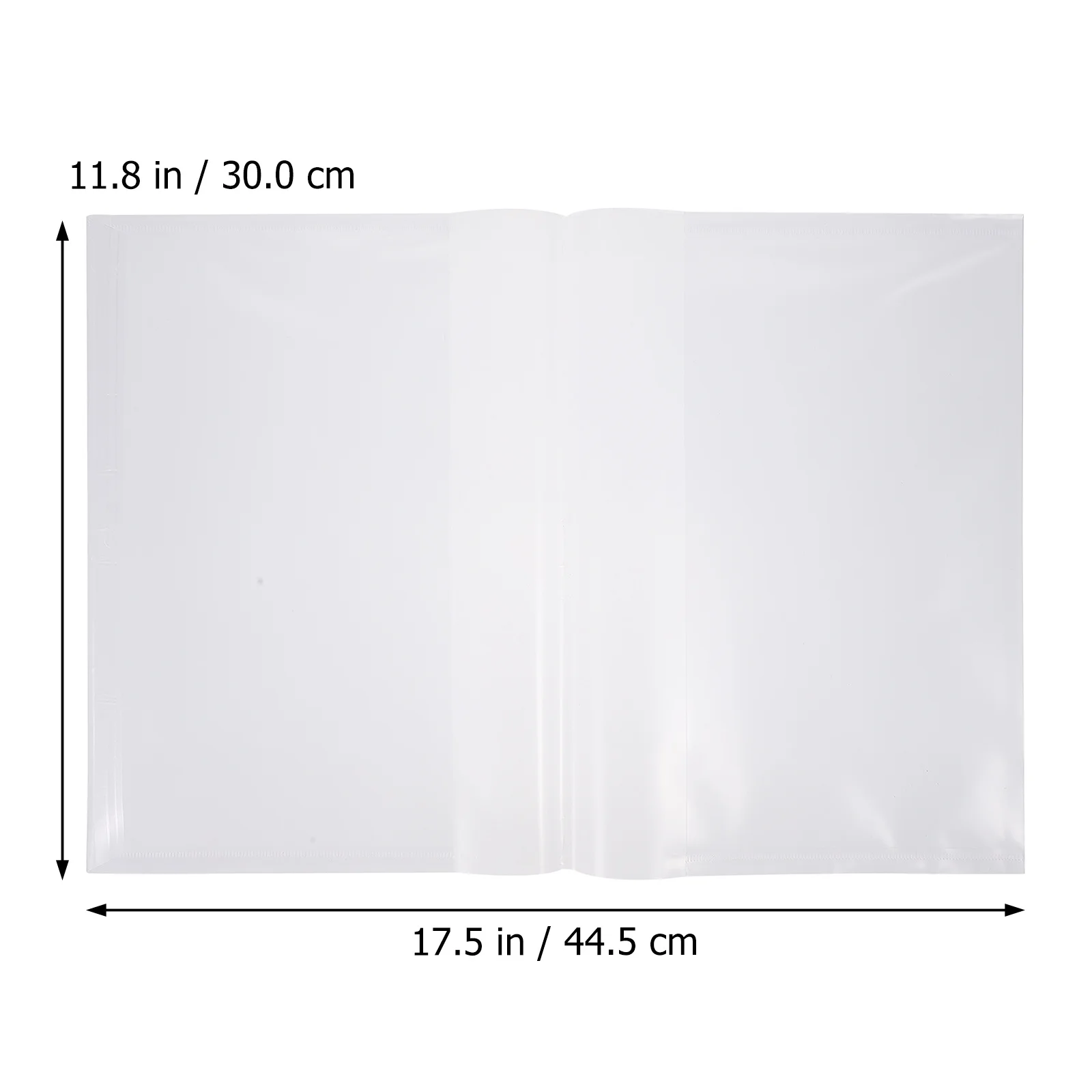 

20 Pcs Transparent Book Cover Covers for Thick Books Textbook Protection Premium Clear Textbooks Plastic Protective