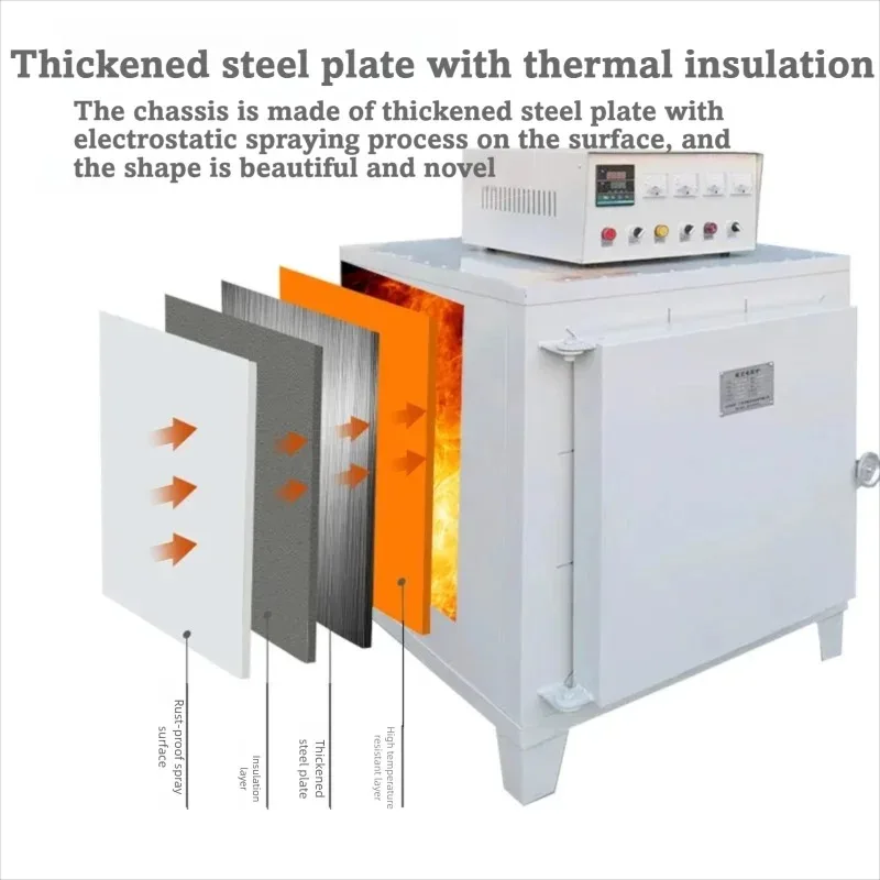 High Temperature Electric Resistance Furnace Energy Saving Box Type Muffle Furnace For Industrial Heat Treatment