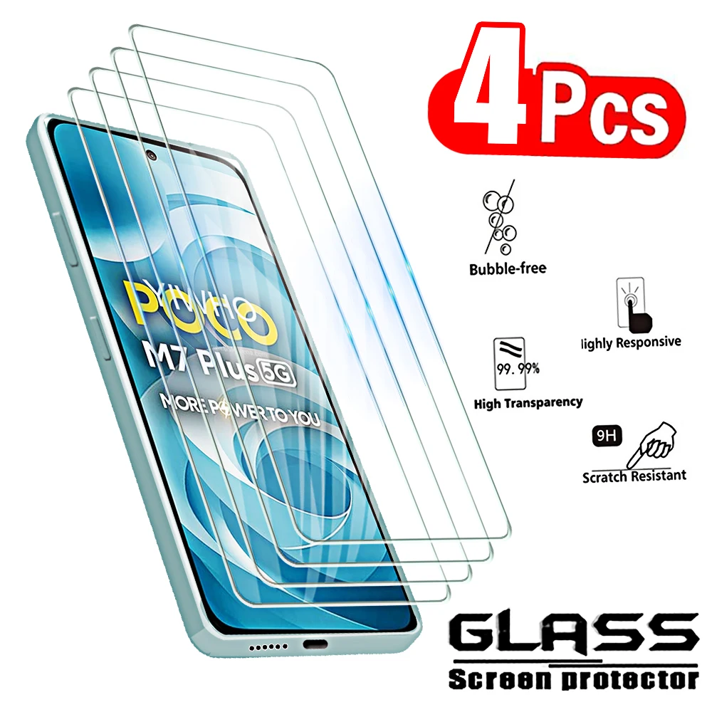 4Pcs Tempered Glass… - image
