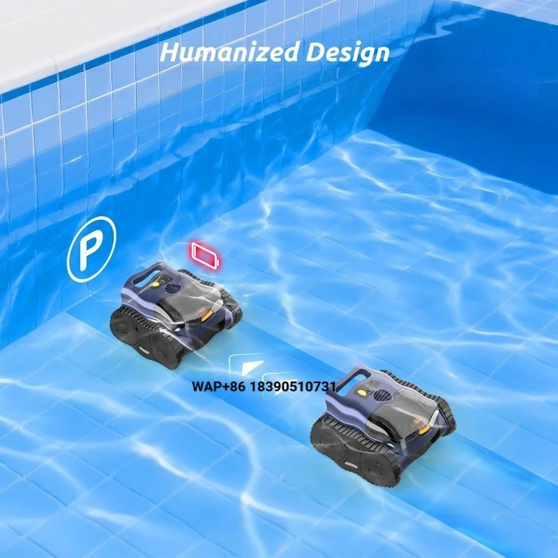 Intelligence Swimming Pool Robot Automatic Climbing Wall Robotic Underwater Wireless Robot Vacuum Cleaner