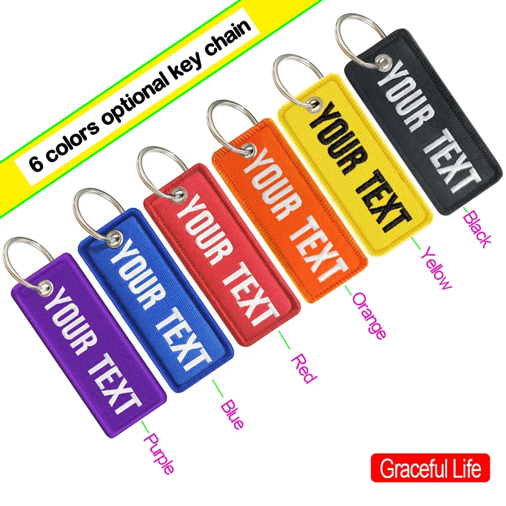 بقع التطريز المخصصة لتخصيص الاسم، السيارة، دراجة نارية، حقيبة الظهر، قفل الباب، علامة سلسلة المفاتيح