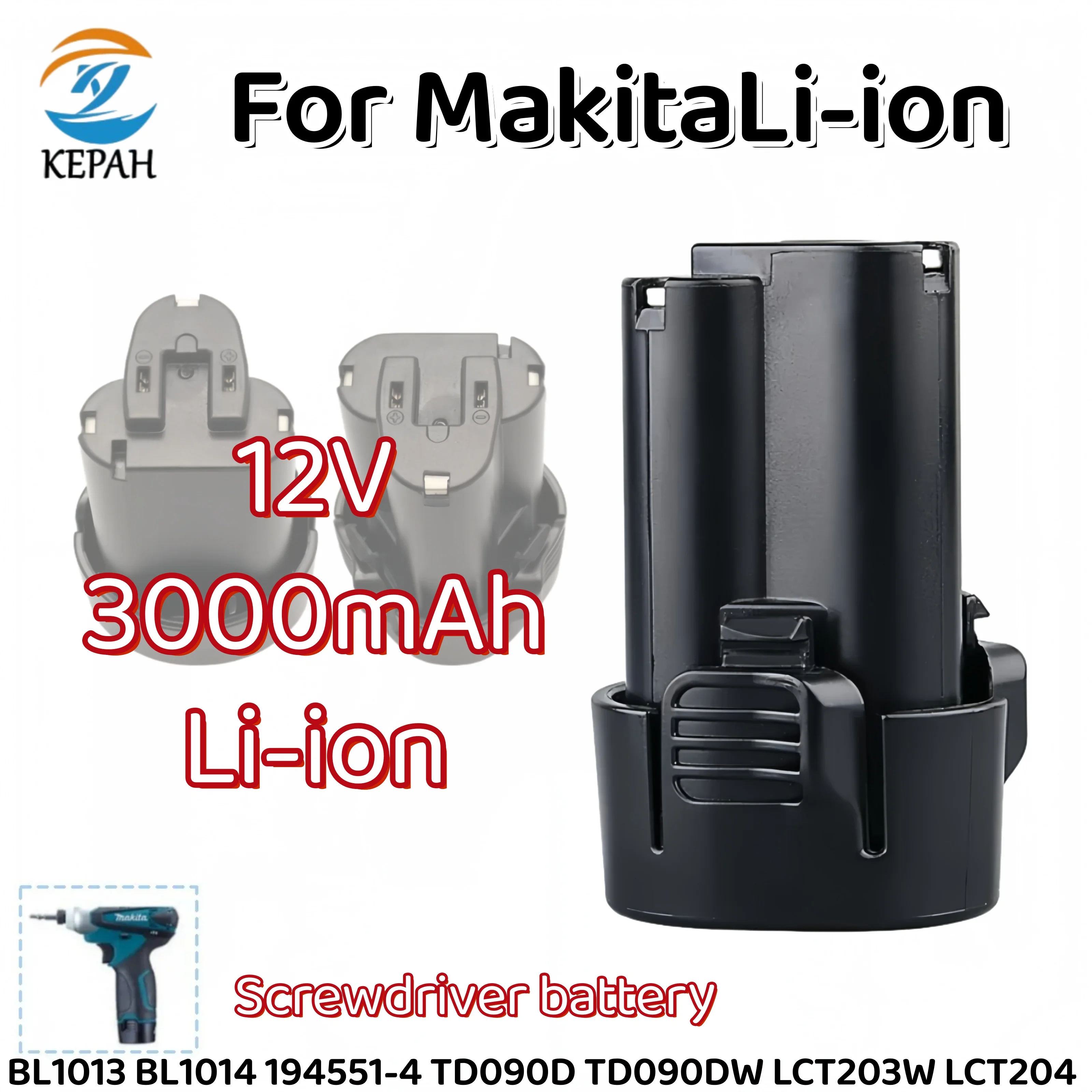 12V/10.8V 3000Mah L…