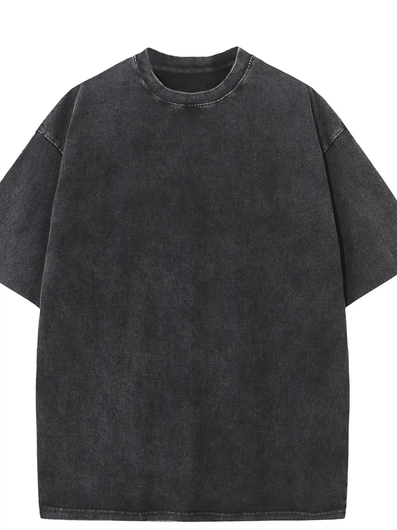 Mannen Zomer T-shirt 230G Zwaar Katoen Vintage Gewassen T-shirts Oversized Korte Mouw Losse Streetwear Korte Mouw Tops tee - afbeelding 2