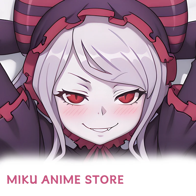 Anime Pillow case Cover Double-Sided Print Overlord Shalltear Bloodfallen Dakimakura Life-size Body Pillow