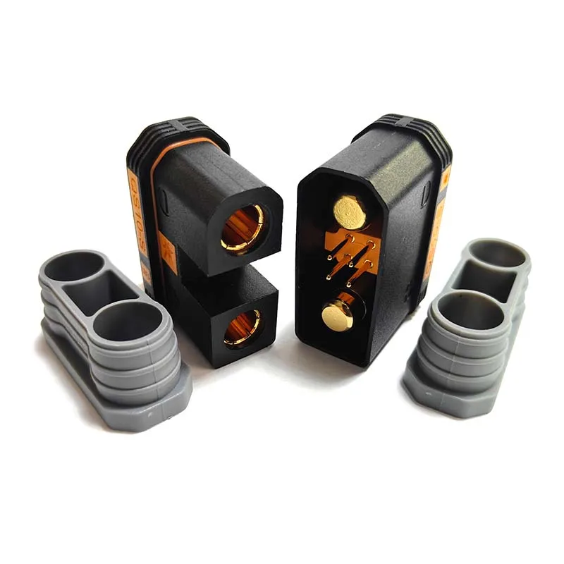 QS10-S anti-flammable male and female plugs, high temperature resistant, model airplane battery plugs can be soldered